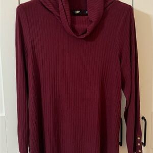 Ladies' Burgundy Sweater by Lands End